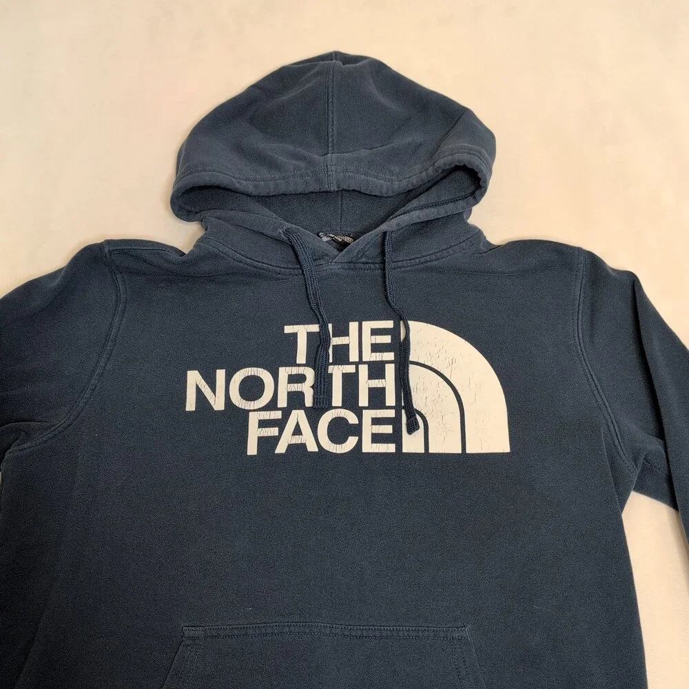 The North Face Men's‎ Blue Pullover Hoodie - M